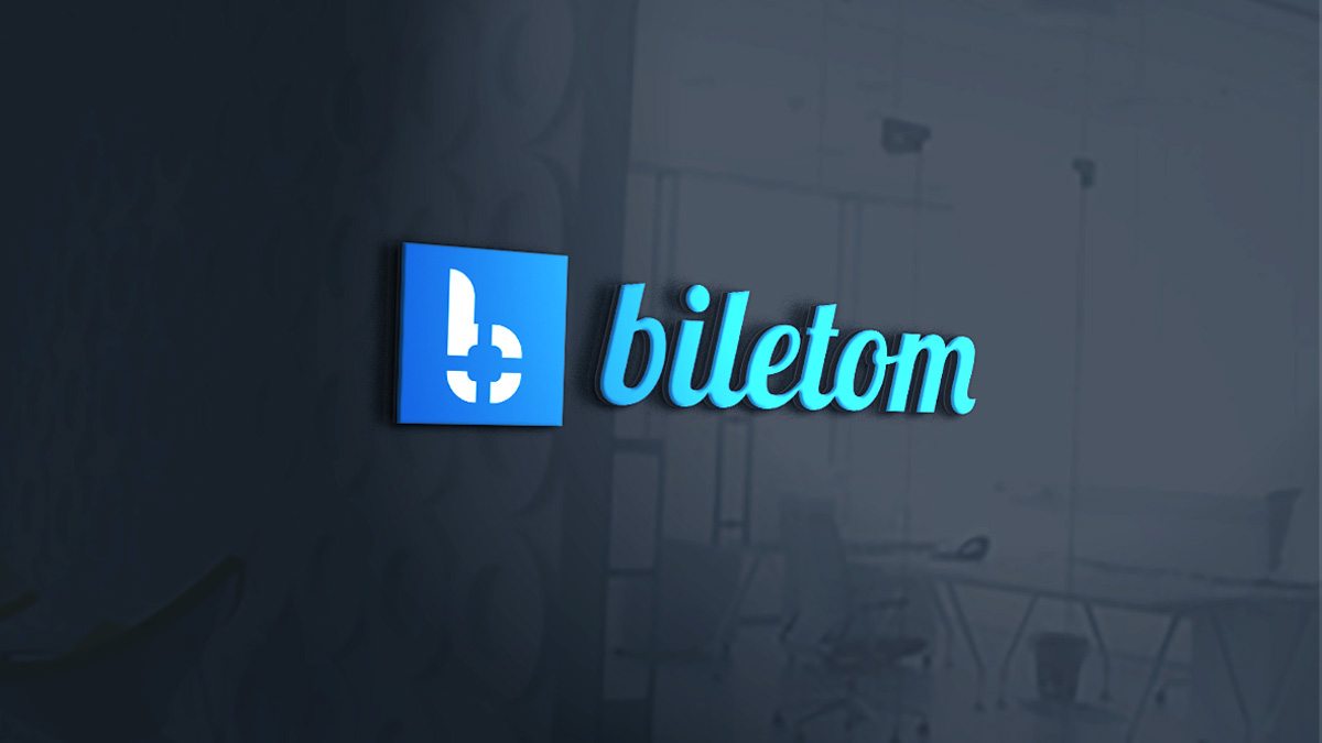 Biletom Biletleme Hizmetleri için logo tasarladım.