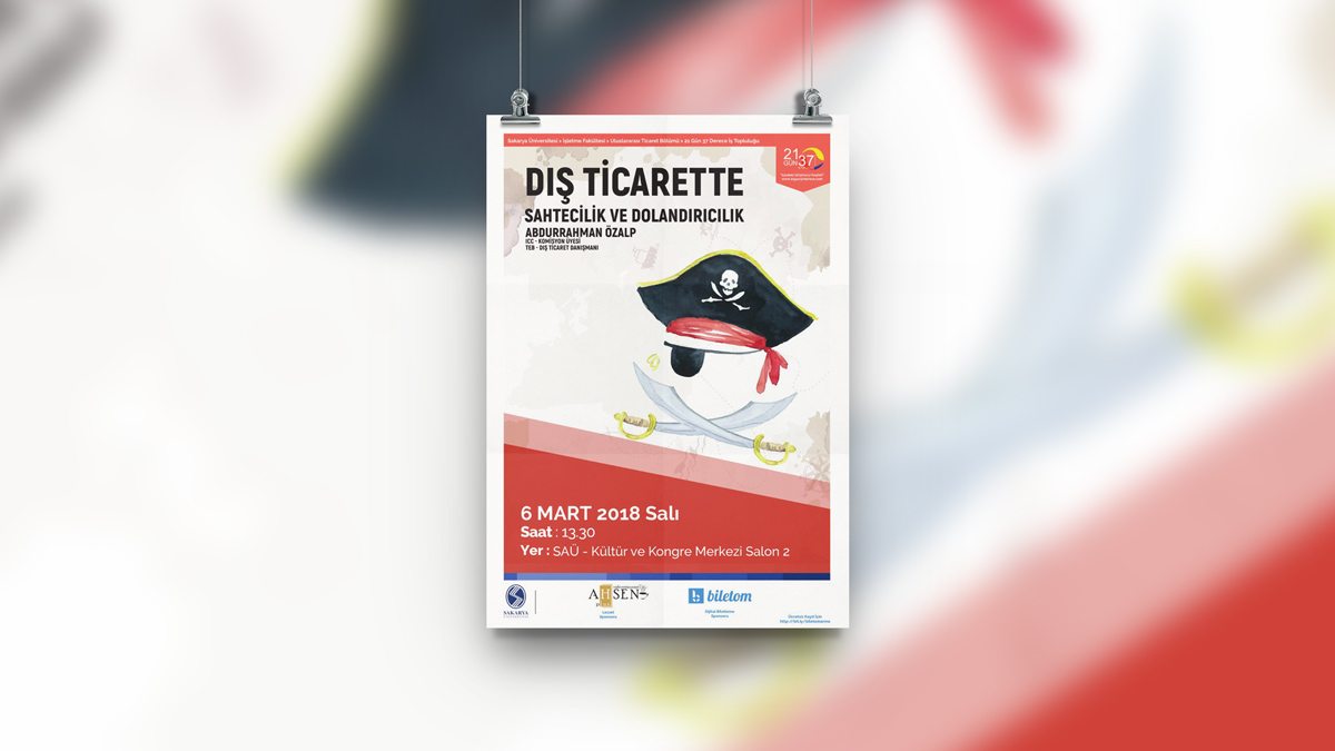 SAÜ – Uluslararası Ticaret Bölümü tarafından düzenlenen “Dış Ticarette Sahtecilik ve Dolandırıcılık”…