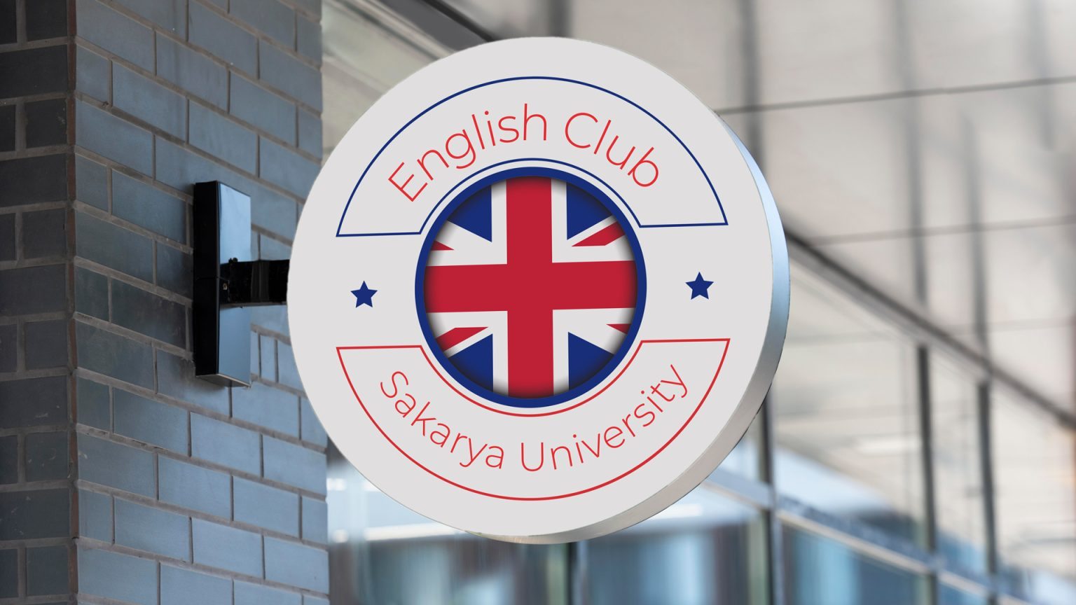 SAÜ – English Club için logo tasarladım.