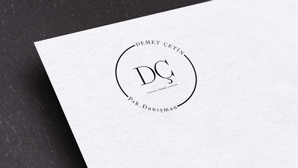 Psk. Dan. Demet ÇETİN için logo tasarladım.