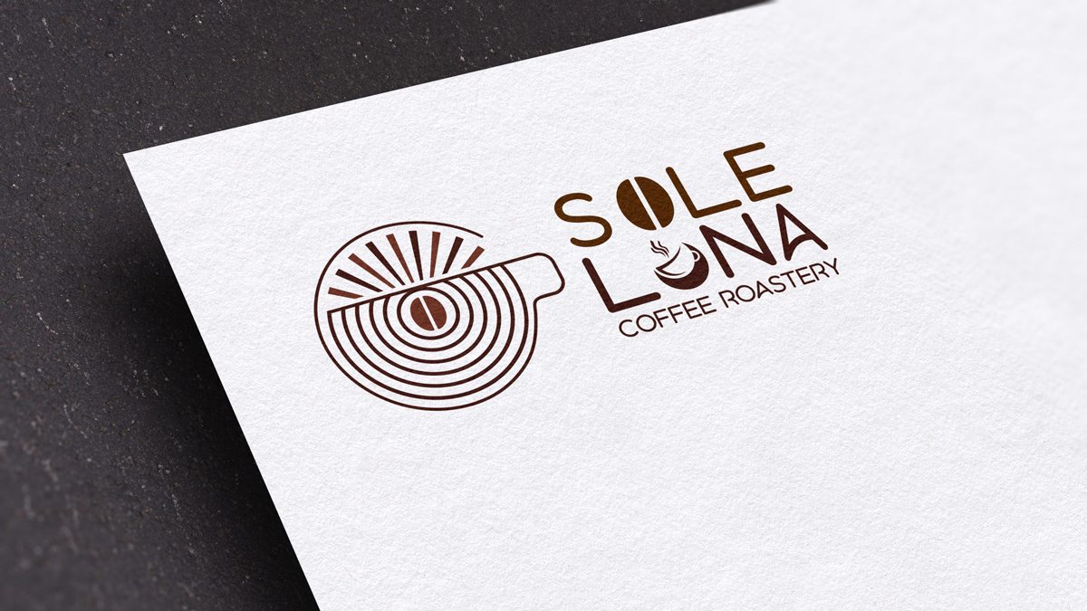 Sole Luna Coffee için logo tasarımı yaptım.