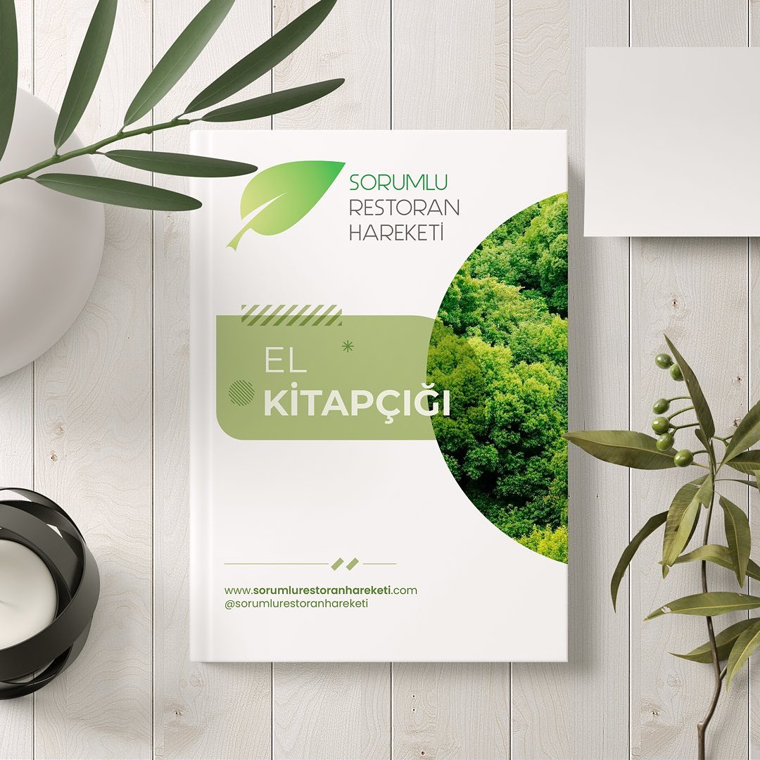 Sorumlu Restoran Hareketi için hazırladığım kitapçık tasarımı.