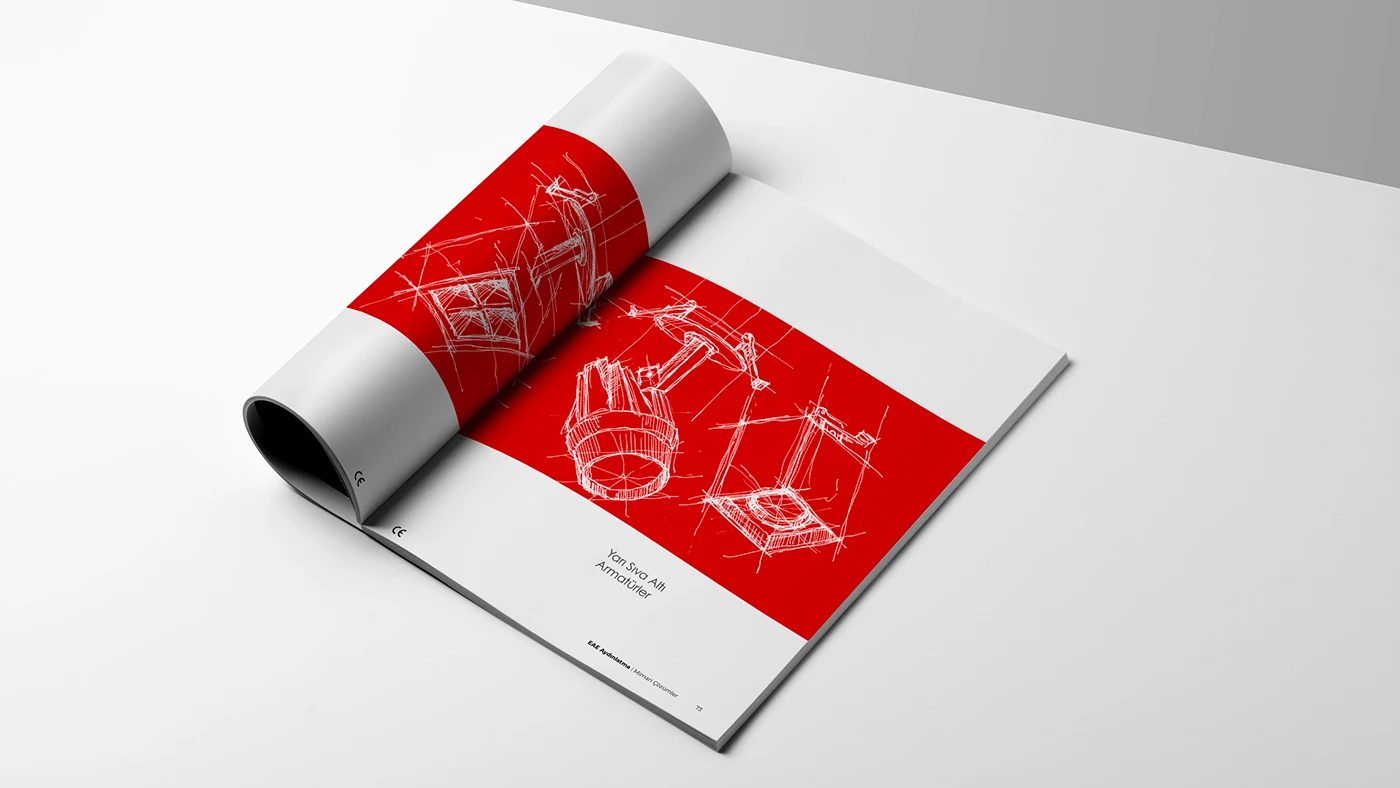 EAE Lighting katalog teknik ürün illüstrasyonları
