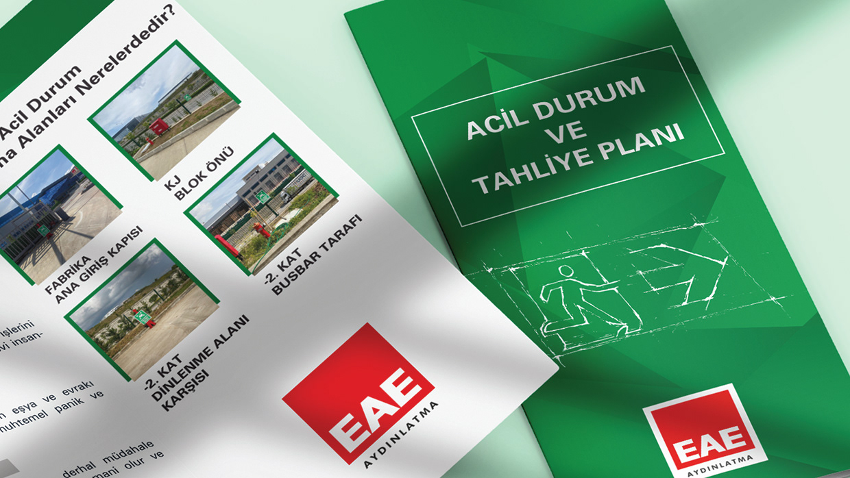 Emergency & Evacuation Plan Brochure Design proje görseli 3