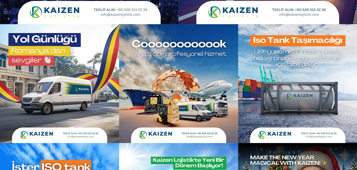 Kaizen Lojistik — Social Media Design & Management proje görseli 4