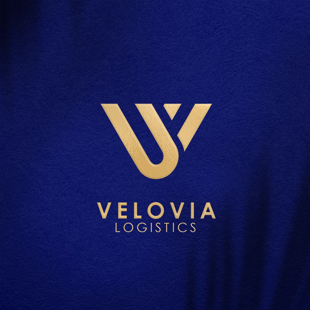 Velovia Global Logistics Logo Design