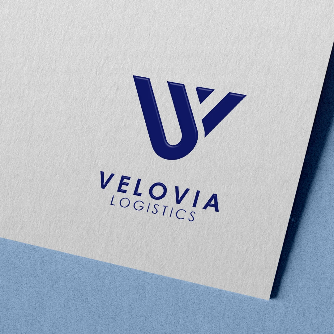 Velovia Global Logistics Logo Design proje görseli 2