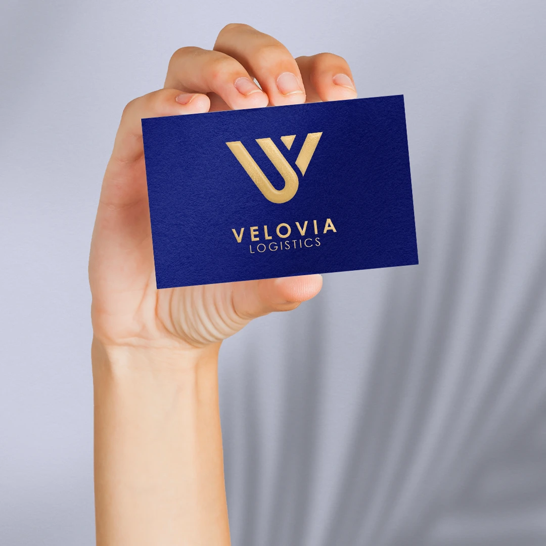 Velovia Global Logistics Logo Design proje görseli 3